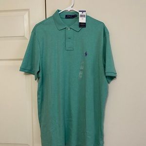 Green RL Polo golf shirt new with tags never worn.